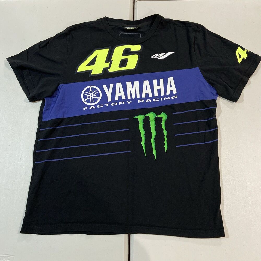 Yamaha Factory Racing T-Shirt Valentino Rossi VR46 Collection VR/46 Size 2XL